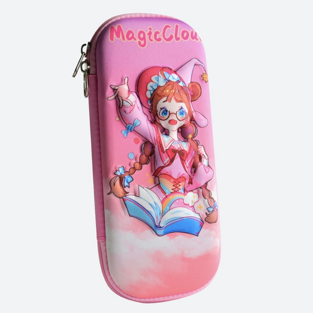 Three dimensional cartoon children's capacious pencil case for elementary school students, wholesale, fall protection