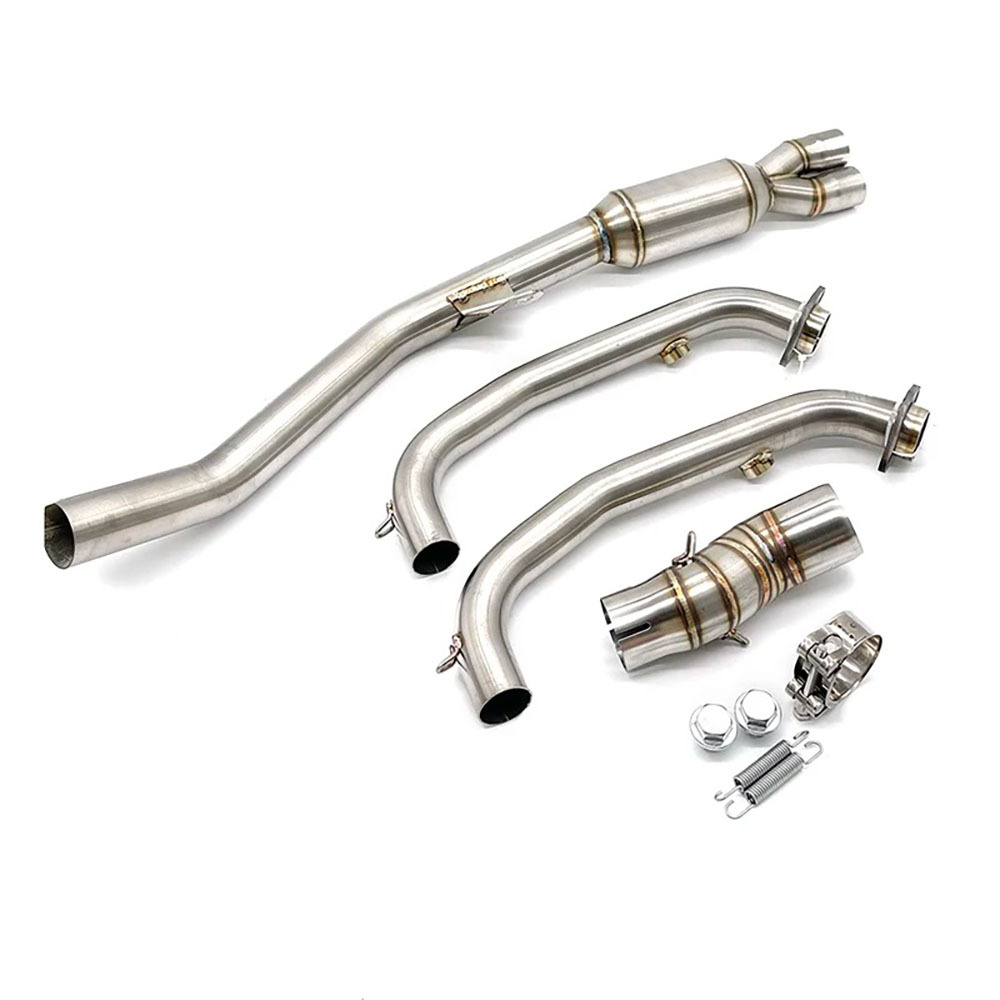 Suitable for spring breeze 450MT motorcycle modified stainless steel front section connected to the original middle exhaust pipe 450MT