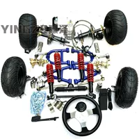 Модифицированный четырехколесный электромобиль Kart передняя подвеска рулевого вала привода электрический дифференциальный задний мост 6-дюймовая шина