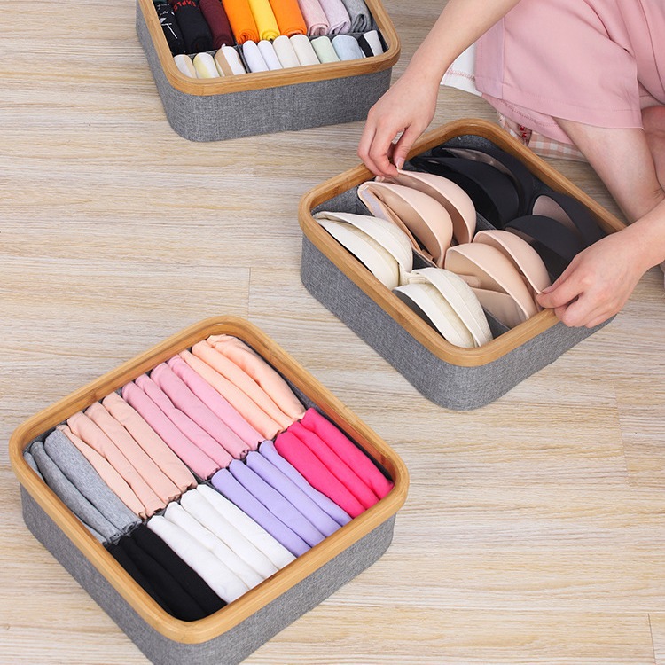 Caja Organizadora de Ropa para Armario Plegable de Tela image 5