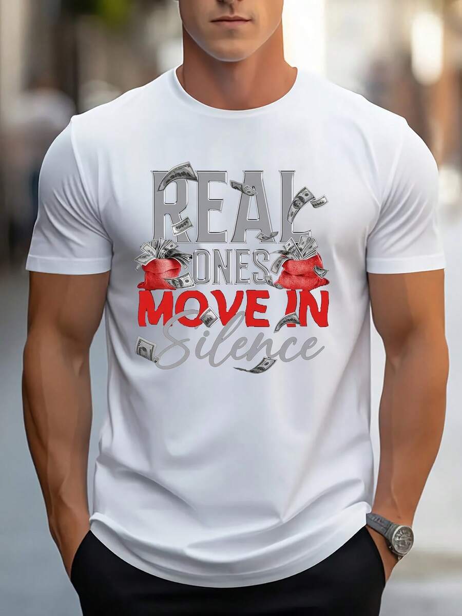 Pure Cotton Men's Skull Bandage Pattern Top Fun "Real Bones Moving" Design for Casual Wear_viptrois.com