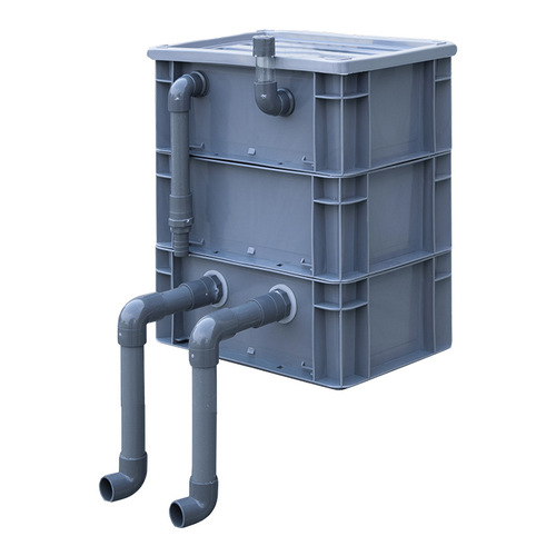 Fish tank filter box filter box fish pond water purification filtration system trickle rain filter turnover box wholesale