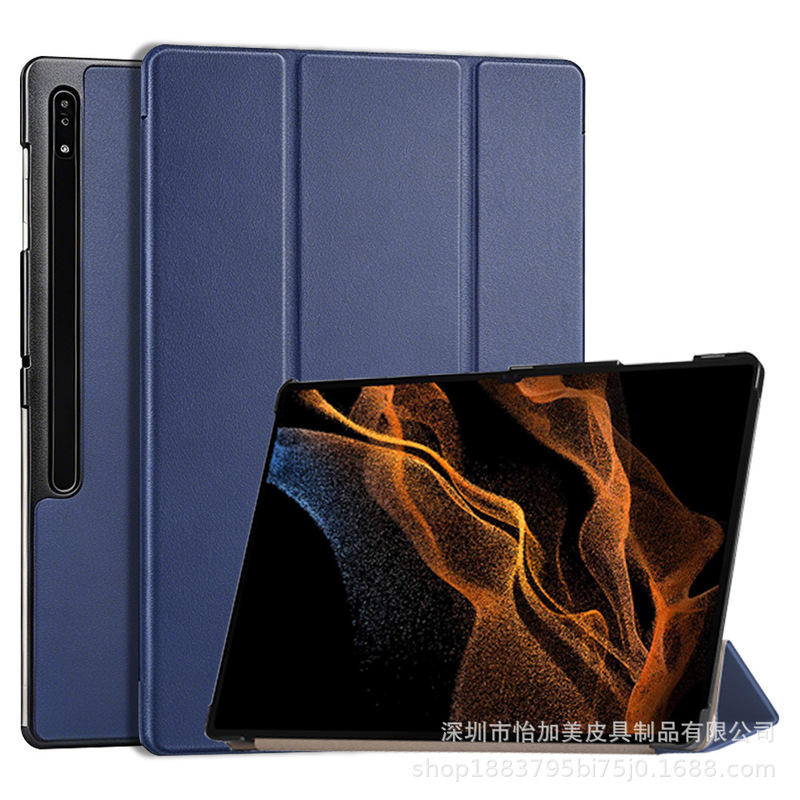 For Samsung Galaxy Tab S8 Ultra 14.6 Tri-Fold Custer Sleeve Tablet Case For Samsung Galaxy Tab S8 Ultra 14.6 Tri-Fold Custer Sleeve Tablet Case