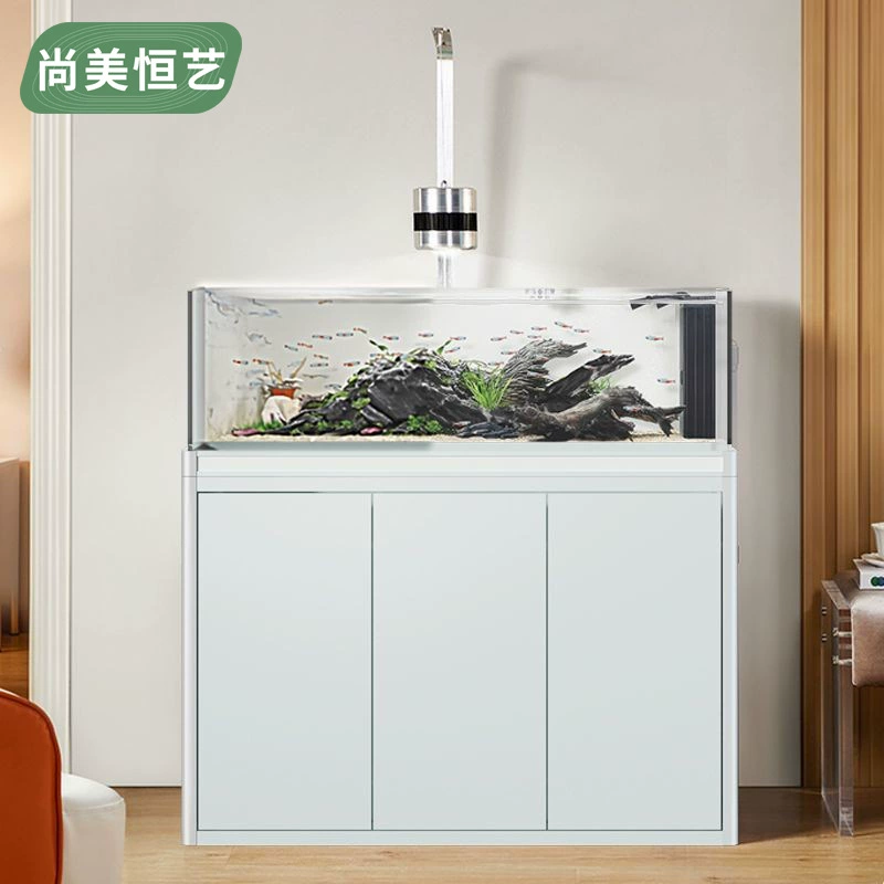 Южноамериканский ручей танк простой ультра-белый стеклянный аквариум