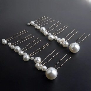 Europeu e americano cross-border novo coreano noiva casamento headwear branco concha pétala artesanal pérola cristal grampo de cabelo_voghion.com