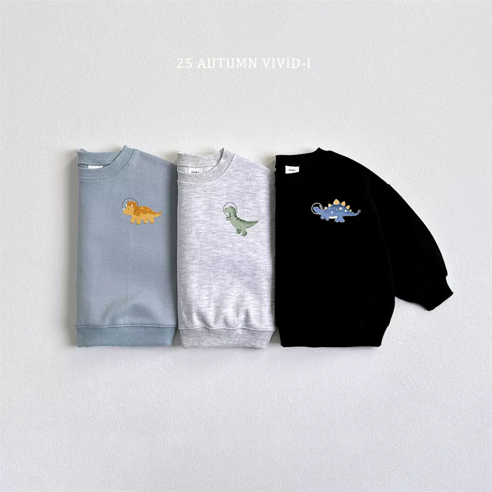 韩国童装儿童卫衣2025秋款男女童落肩可爱长袖百搭外穿打底衫上衣