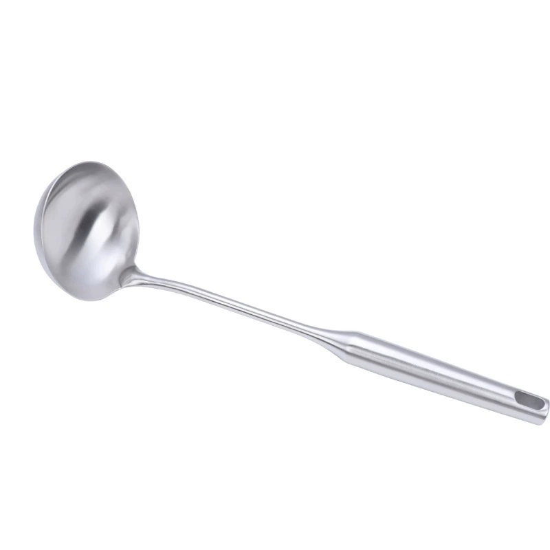 304 Stainless Steel Circular Kitchenware Kitchenware Temperatures Cooking Spoon Powder Six -piece Set Home Hotel Kitchen Products