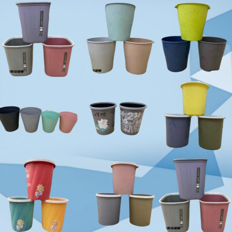 Wholesale simple plastic trash can living room peel trash can melon and dander garbage storage bin kitchen trash can Wholesale simple plastic trash can living room peel trash can melon and dander garbage storage bin kitchen trash can