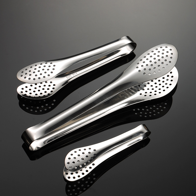 304 Stainless Steel Food Clip Buffet Clip Bread Clip Steak Clip Household Kitchen Food Barbecue Clip