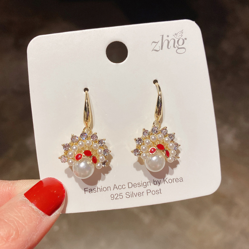 Peking Opera Facial Earrings display picture 2