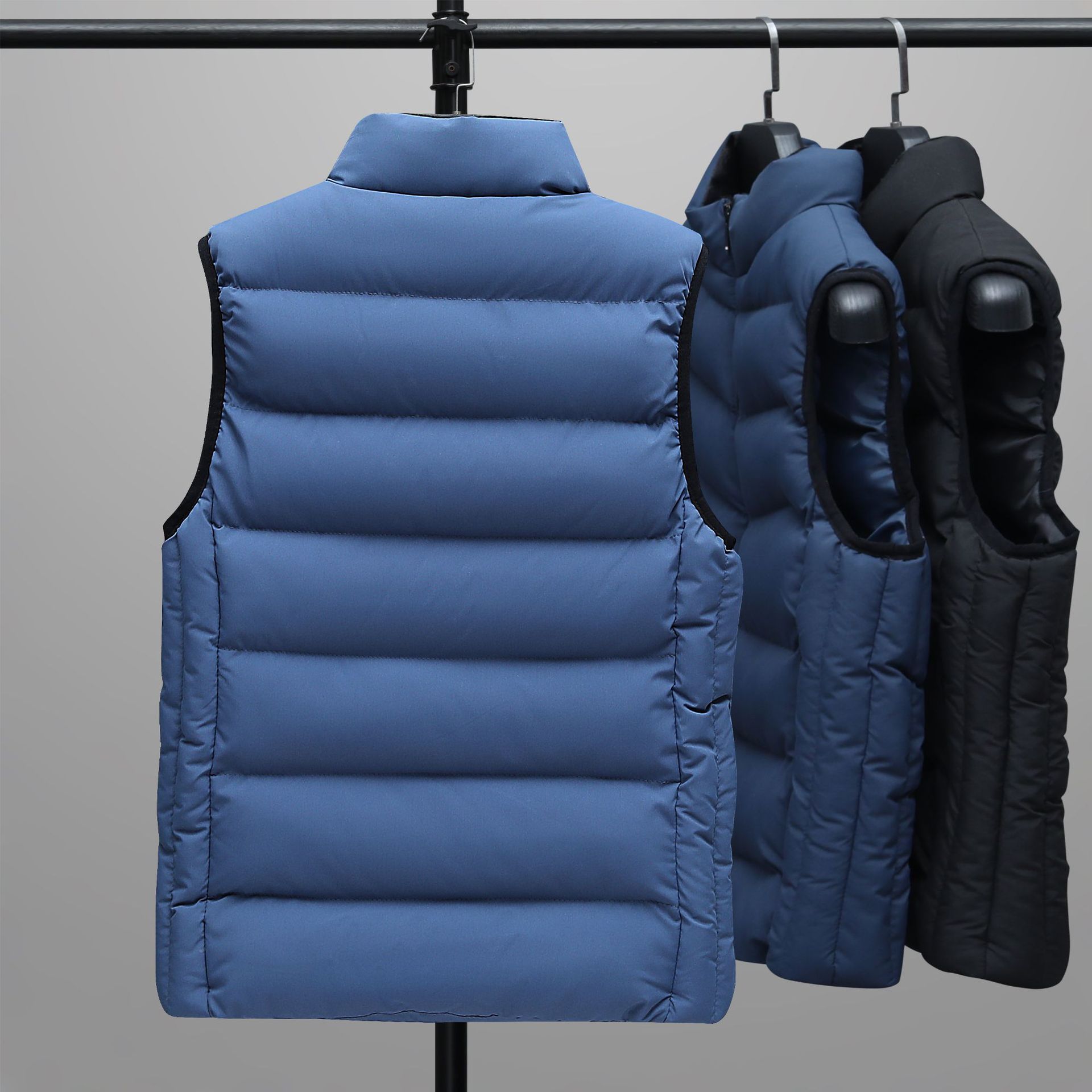 2022 nuevo chaleco de moda ocio transfronterizo de hombre chaleco de cuello de hombre chaleco de algodón de gran tamaño de hombre