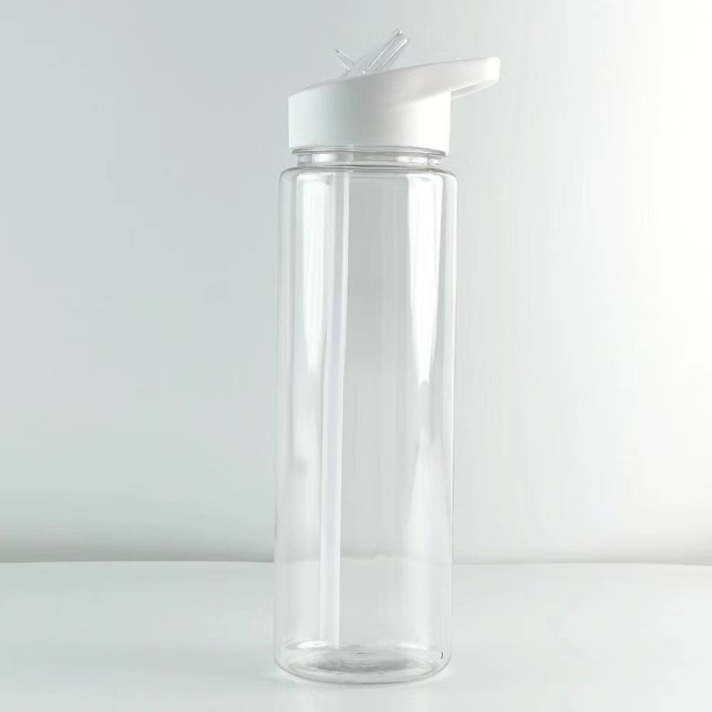 Ventas transfronterizas calientes nuevos materiales de protección ambiental coreanos hervidores deportivos al aire libre tazas de agua de plástico tazas de paja de plástico al por mayor