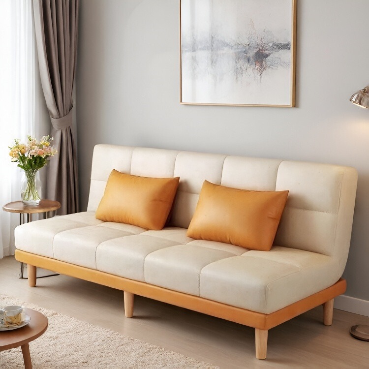 Small apartment living room dual-purpose sofa bed, suitable for rental houses, single or double foldable bed, economical fabric sofa, in stock Small apartment living room dual-purpose sofa bed, suitable for rental houses, single or double foldable bed, economical fabric sofa, in stock