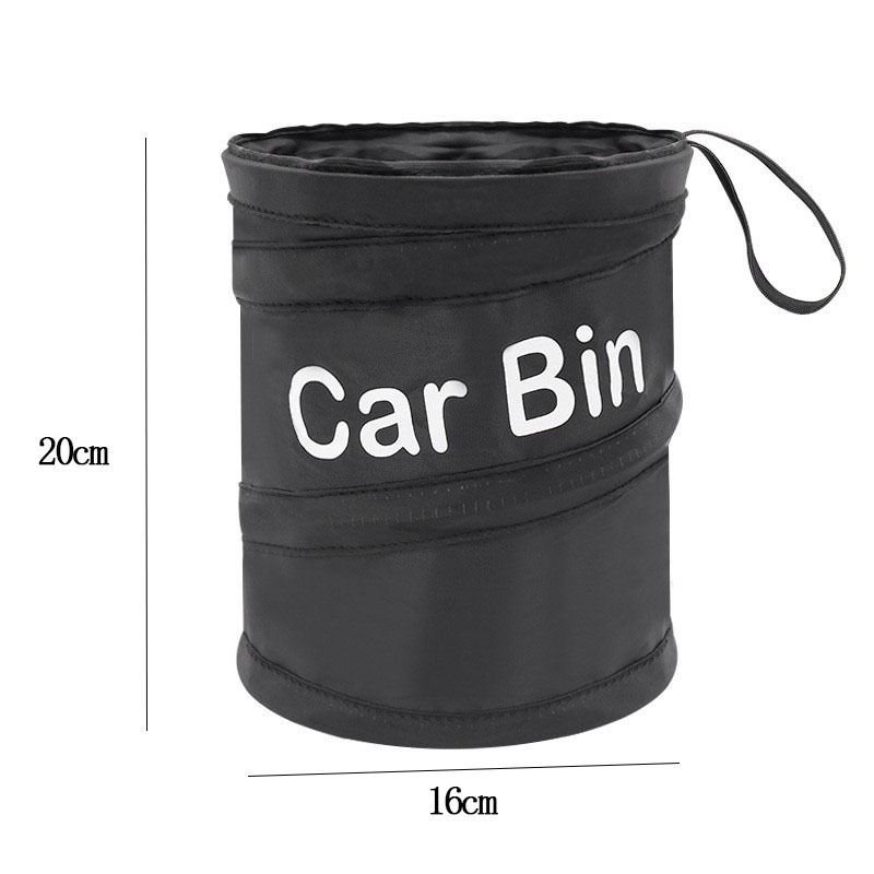 Ventas transfronterizas en caliente mini contenedor de basura plegable co-piloto de tela oxford contenedor de basura de automóviles para uso interno