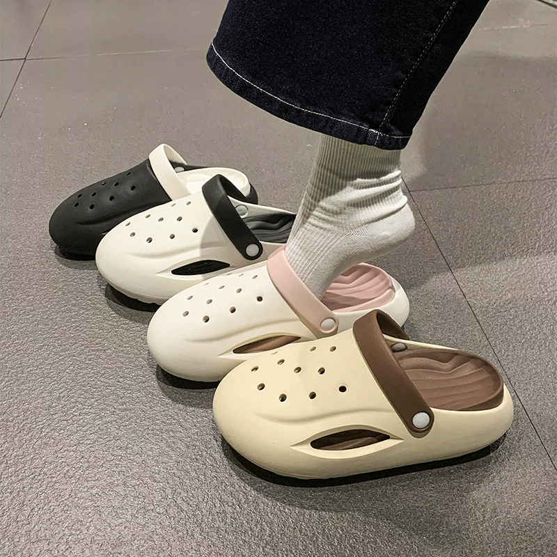 Soft summer trend comfortable travel accessory, beach slippers, DIY