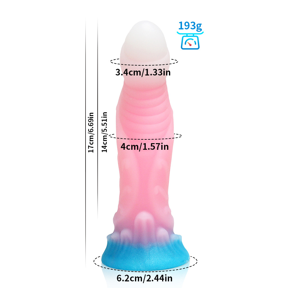 Nueva sexy luminoso anal expansor especial en forma de color mezclado luminoso anal tira de simulación de espalda corte hembra adulto anal látigo juguetes sexuales