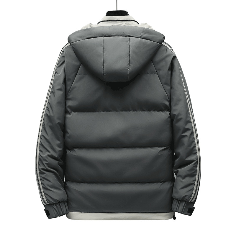 Cotton Jacket for Men's 2023 Winter New Coat, Thickened Cotton Jacket, Down Jacket, Men's Hooded Insulation_voghion.com