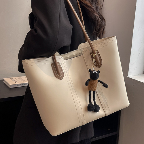 韩版大包包女包2024新款时尚秋冬休闲百搭单肩包高级感通勤托特包