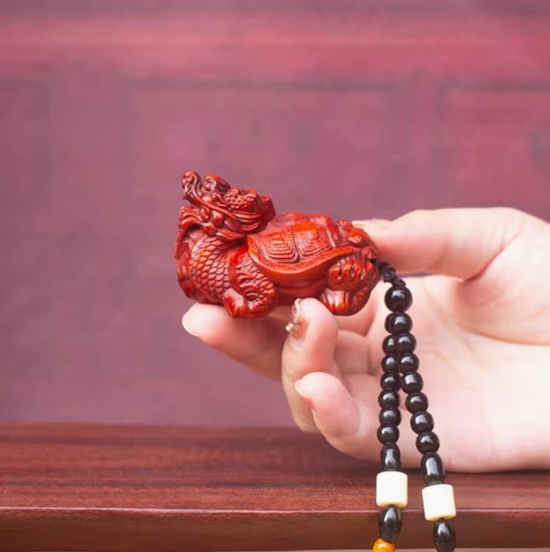 インド産小葉紫檀の手彫り作品、木彫りの招財貔貅財神ペンダント、小物卸売、おもちゃ、ギフト|undefined