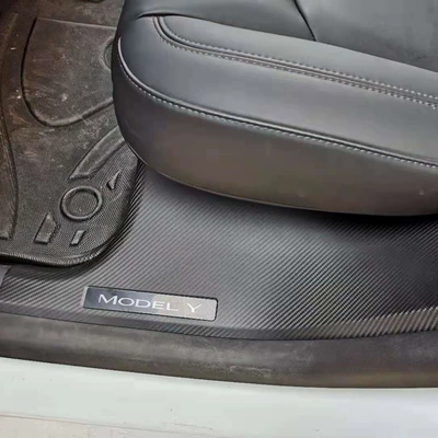Dekorativ pedal başlıqları Carbon Fiber Door Sill