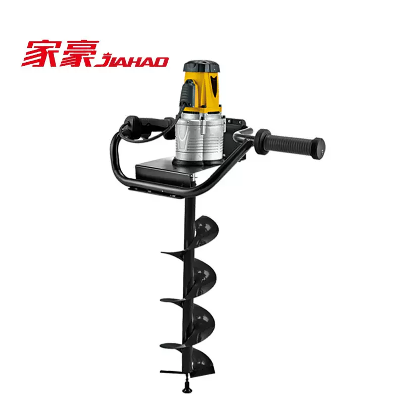 家豪JH-300电地钻手提式小型多功能农用挖坑施肥种植机