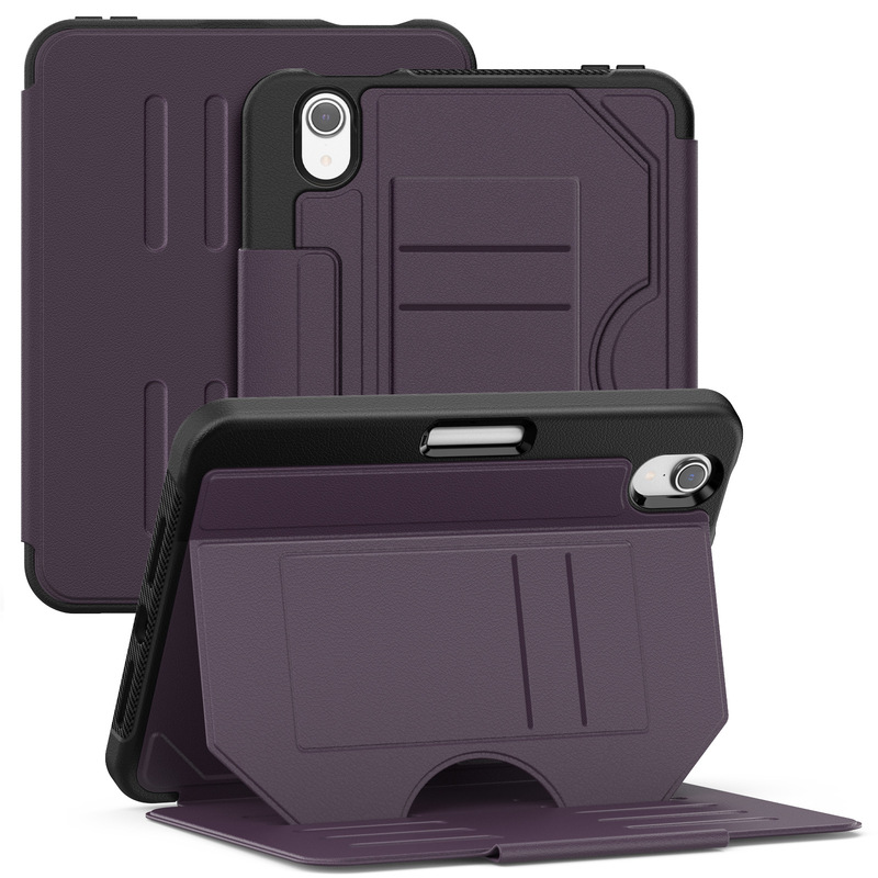 Suitable for iPad Mini6 Business Notebook Leather Case Mini7 Magnetic Apple Tablet Case 2024 Sleep Mode Cover Suitable for iPad Mini6 Business Notebook Leather Case Mini7 Magnetic Apple Tablet Case 2024 Sleep Mode Cover