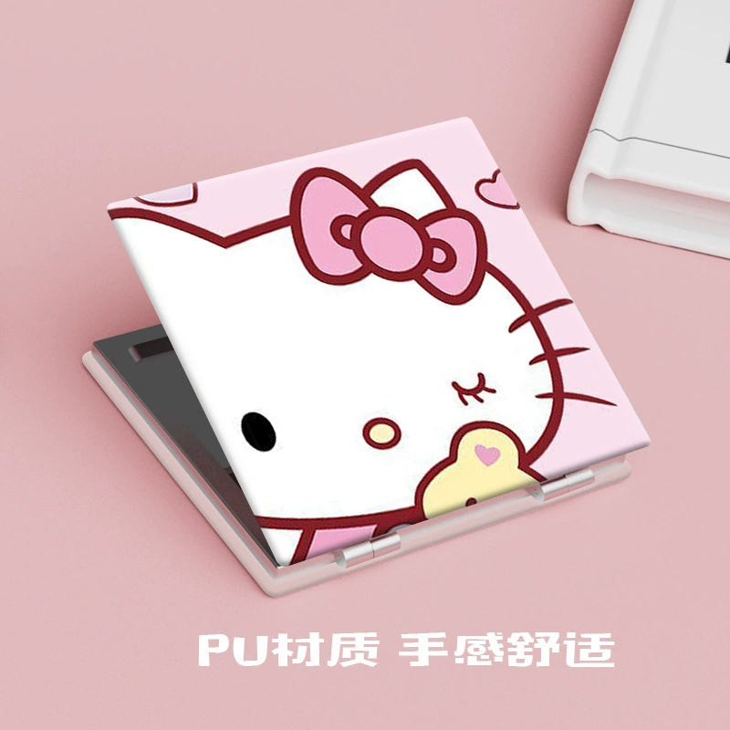 Hello Kitty, ручное двустороннее складное зеркало для спальни