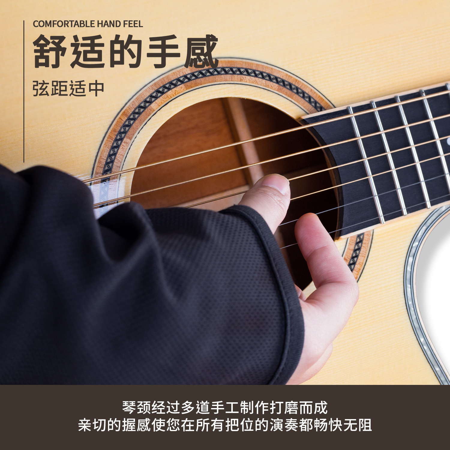 41-inch spruce wood mahogany core wood veneer, bright, folk guitar, adult, beginner guitar full list 2