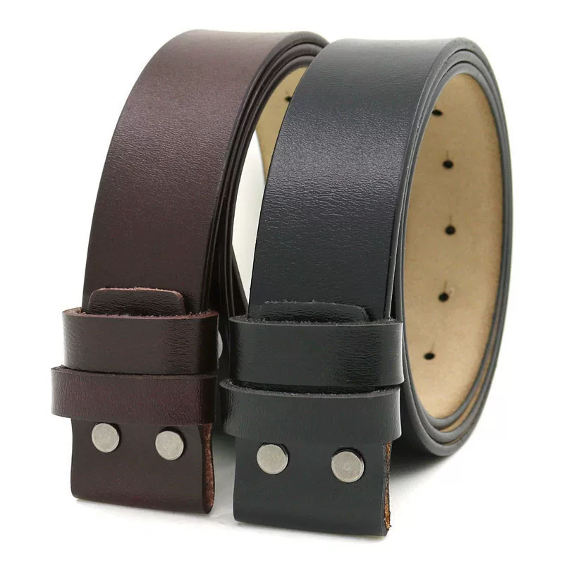 Antique leather belt, accessory, genuine leather, 3.8cm