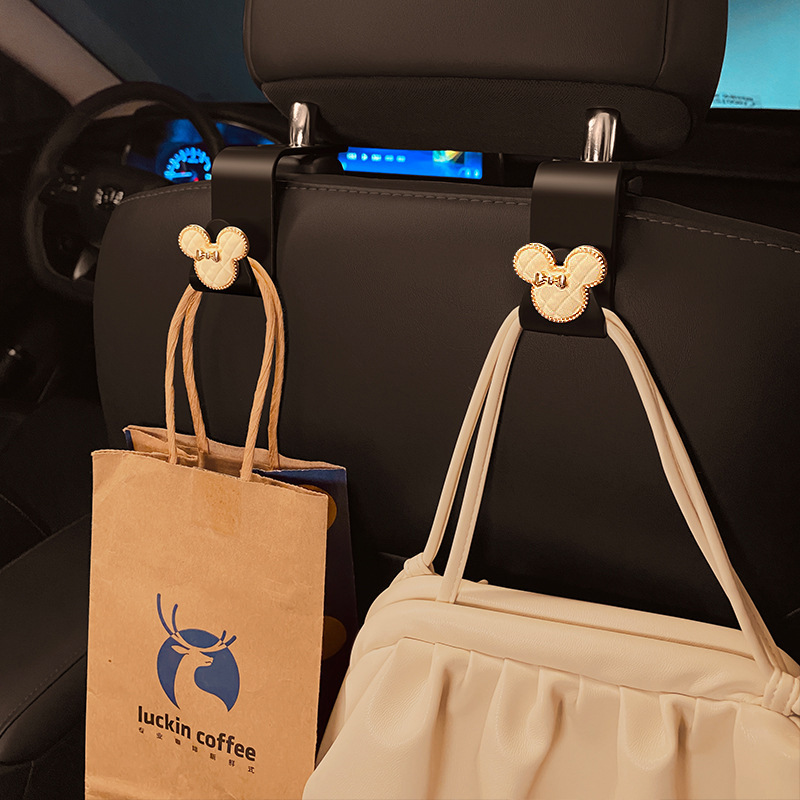 Gancho para coche Gancho para la parte posterior del asiento con gancho para el asiento trasero
