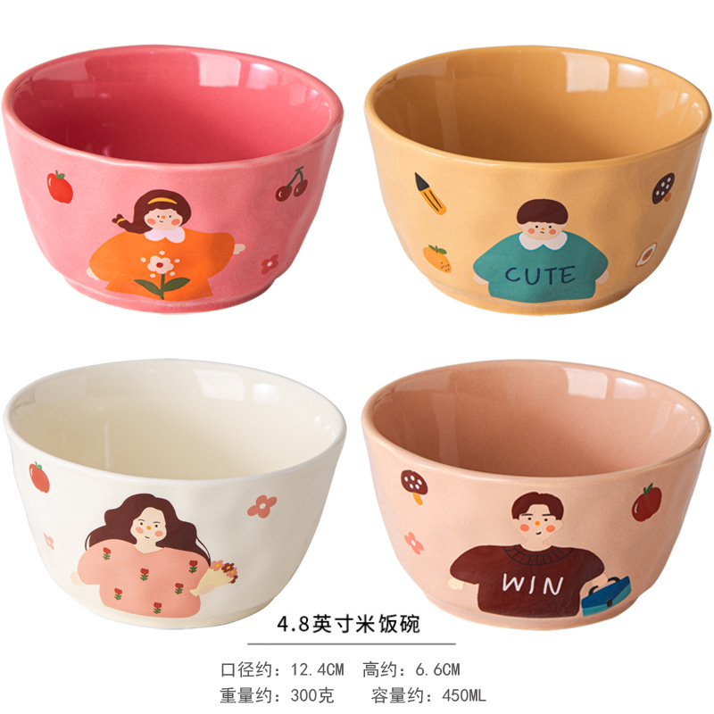 家庭用高見えかわいい親子2025年新作一人用特別カラー丼、特に見栄えの良い陶器|undefined