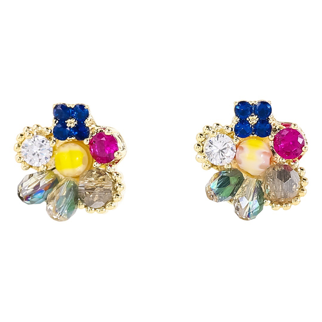 Mosquito bobina clip de oreja hembra sin perforado color vintage circón 925 aretes pendientes retro francés femenino alto sentido