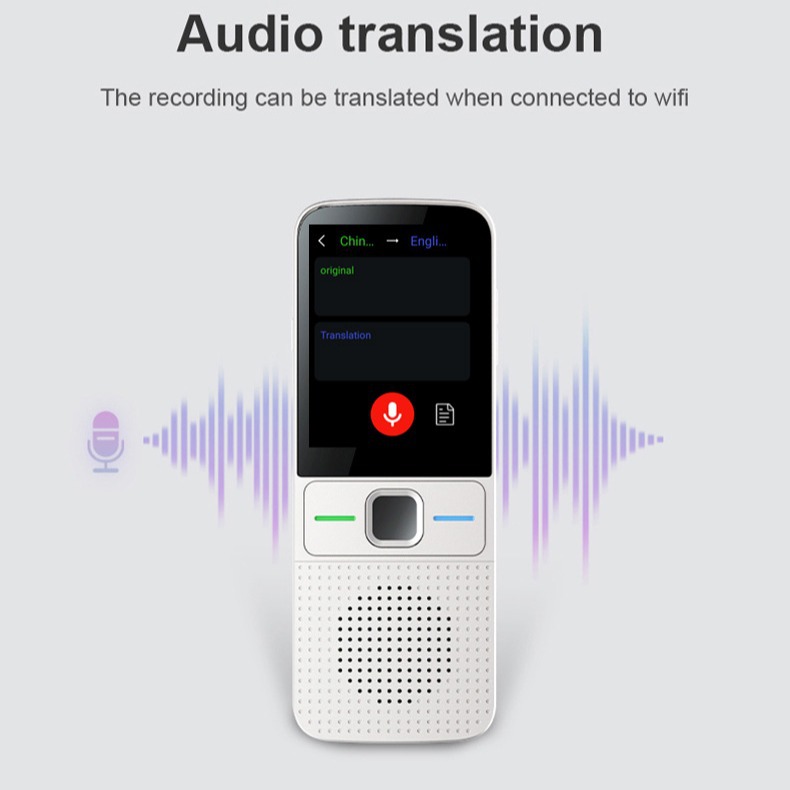 Máquinas de traducción Transfronterizas Traductor de auriculares 138 países Traductor fuera de línea Traductor de precisión fuera de línea