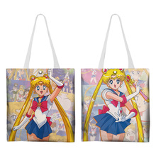 动漫游戏帆布袋手提单肩包购物袋美少女战士月野兔补课袋便当包