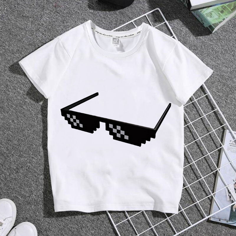 TT2973 new machine brick Rob loth cartoon children's clothing printed T-shirt parent-child suit male and female students short sleeve