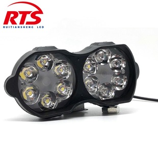 Electric car motorcycle light battery car modified headlight 12LED motorcycle external spotlight hooligans spotlight LED bulb