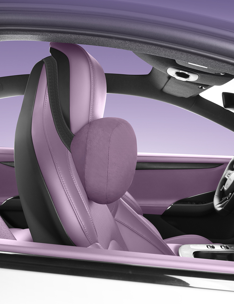 Suitable for Xiaomi Su7 Headrest, Neck and Waist Pillow, Lumbar Cushion, Xiaomi Yu7 Car Pillow, Interior Accessories and Supplies