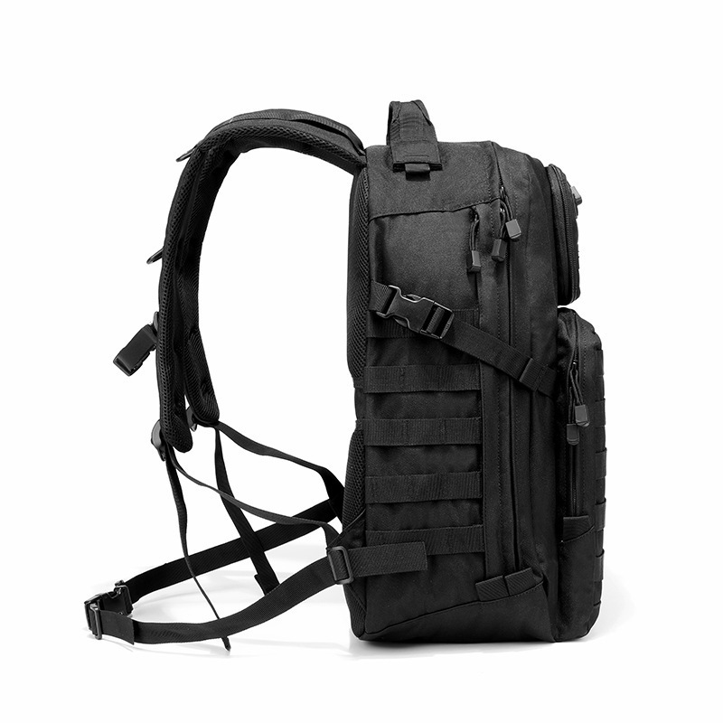 Mochila doble para deportes al aire libre, mochila multifuncional de poliéster para montañismo, mochila táctica de camuflaje para fanáticos militares, resistente al desgaste