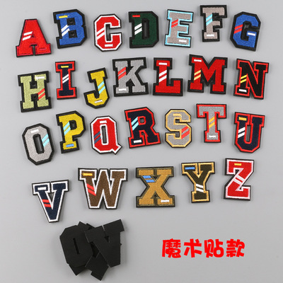 Cool Duo computer Embroidery Clothing accessories badge Alphabet Velcro Embroidery Cloth sticker Patch Sticker Embroidery