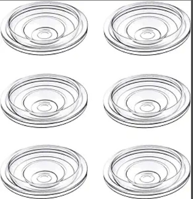 얇은 다이어프램 무진 포장 6개 + OPP 가방