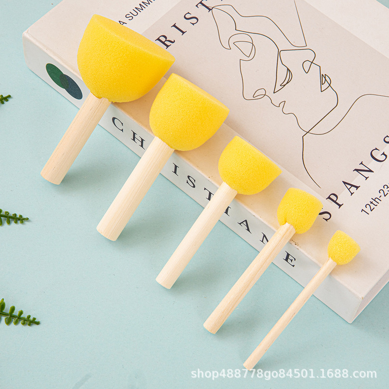 Manufacturer Wholesale Kidsren's Painting Sponge Brush Sponge Seal Mushroom Head Eva Roller Seal DIY Art Graffiti Manufacturer Wholesale Kidsren's Painting Sponge Brush Sponge Seal Mushroom Head Eva Roller Seal DIY Art Graffiti