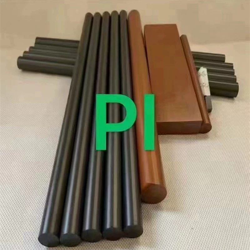 Черный стержень PI, янтарный стержень PI, американский DuPont Tan Vespel-SP1, полиимидный круглый стержень