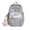 Backpack, cartoon shoulder bag, for secondary school, Korean style, suitable for teen, for students