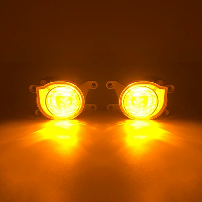 Suitable for 22 Toyota Fog lamp - led-yellow-light-fog-light-bracket-wiring-harness-light-full-set-price