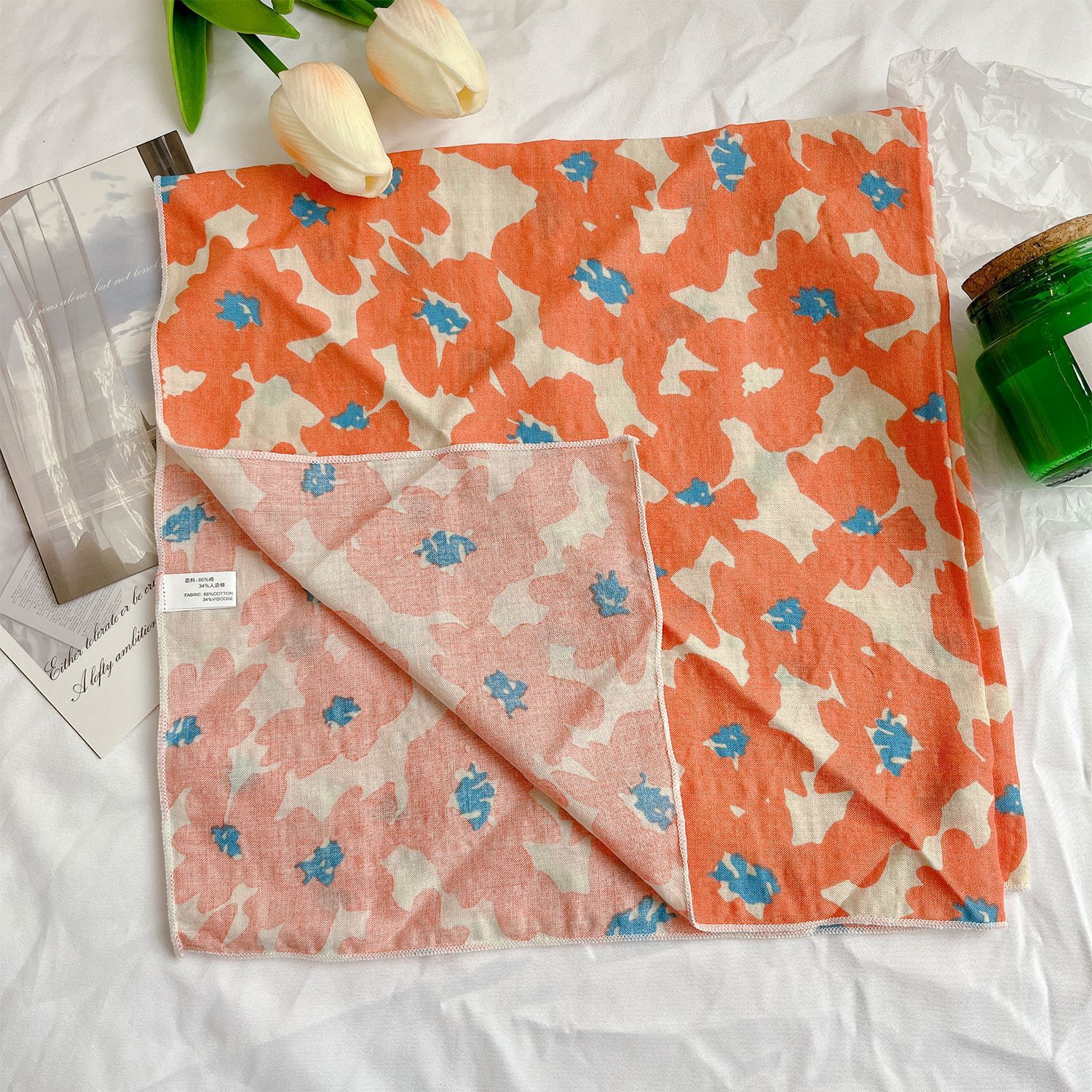 플루메리아 오렌지 스퀘어