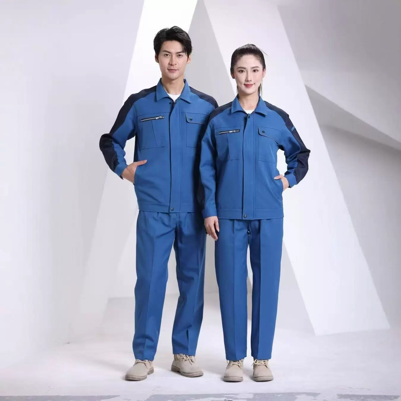 外套工作服男装劳保套装防静电长袖耐磨电工石化厂服高端工装秋冬