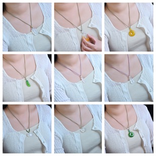 Gao Bing Chalcedony Agate Golden Branches and Jade Leaves Fu Dou Ping An Buckle Ruyi Lock Pendant Pretty Color Chalcedony Golden Branches and Jade Leaves Pendant