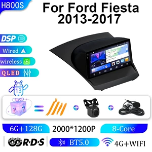 Ford 13-17 Fiesta Carplay Mərkəzi İdarəetmə Ekranı DVD Naviqasiya