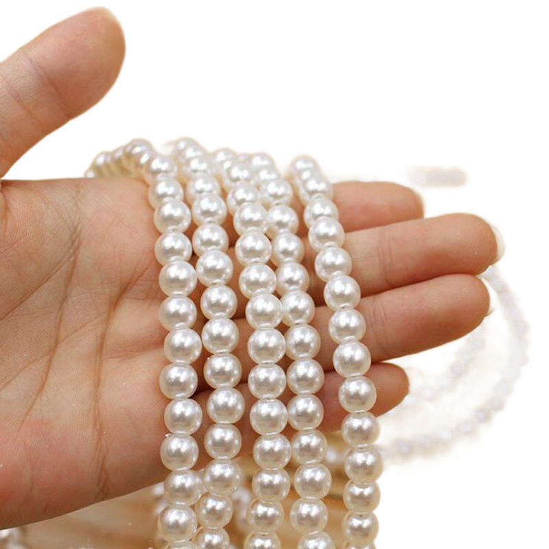 진주 목걸이 버클 진주 가방 체인 확장 여성 슬렁 어깨 끈 체인 모조 진주 가방 벨트 가방 액세서리