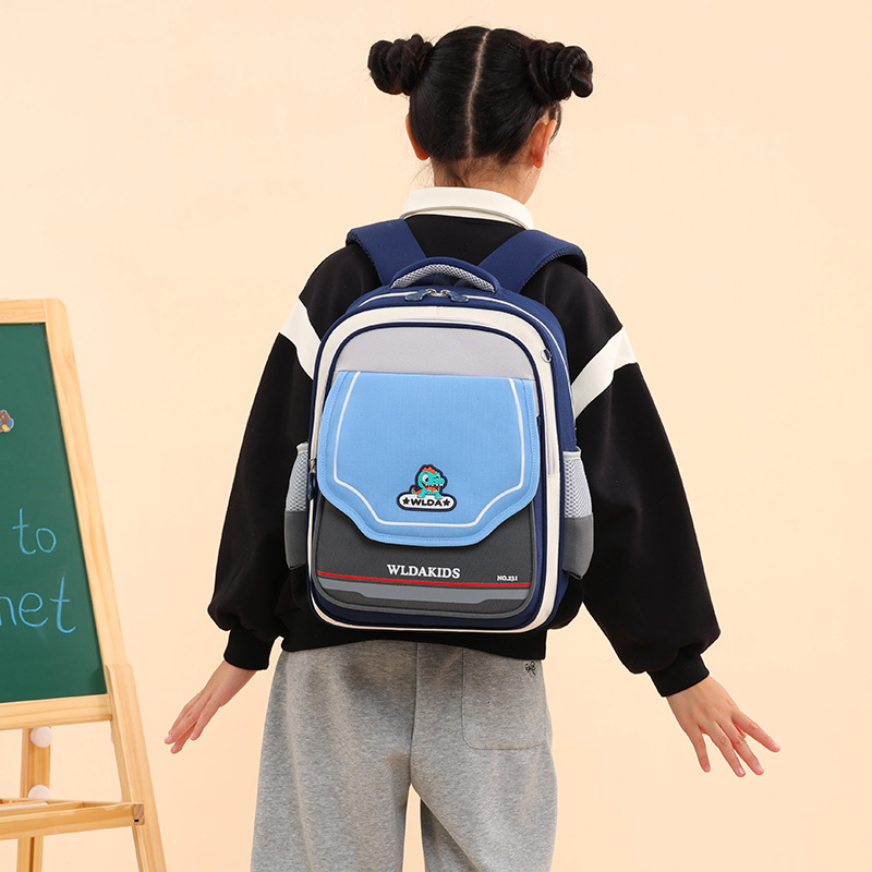 Mochila de escolares para estudiantes de primaria, mochila infantil resistente al desgaste, mochila de moda para hombres y mujeres.